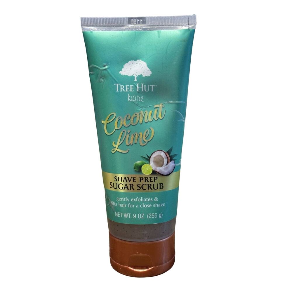 Bare Coconut Lime Shave Prep Sugar Scrub Coconut Lime 9 Oz Key Notes Palm Leaf
